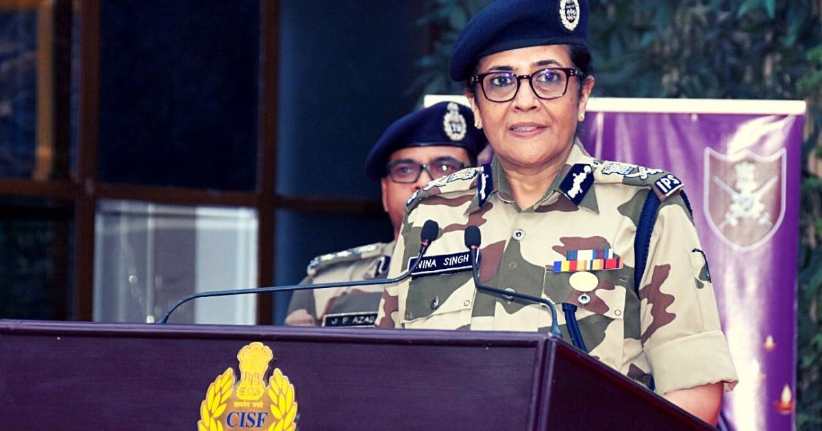 Nina Singh, who was first woman IPS officer of Rajasthan, takes charge as first woman chief of CISF